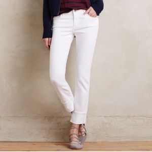 AG The Stevie Cuff Slim Straight Cuffed Jeans